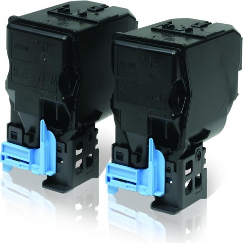 Toner laser Epson C13S050594 - noir - lot de 2