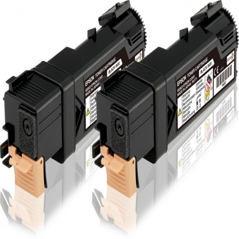 Toner laser Epson C13S050631 - noir - lot de 2