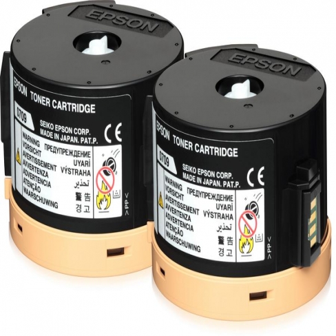 Toner laser Epson C13S050710 - noir - lot de 2