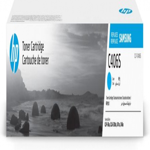 Toner laser HP ST984A - Samsung CLT-C406S - cyan - l'unité