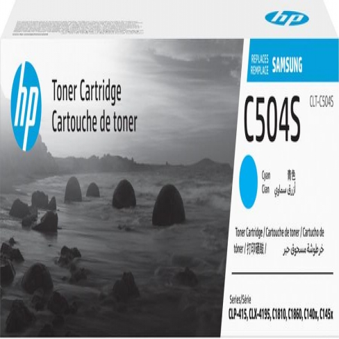 Toner laser HP CLT504SC - SU025A - cyan - l'unité