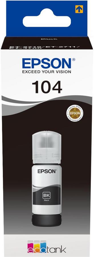 Bouteille d'encre Epson 104 - T00P140 - noir - l'unité