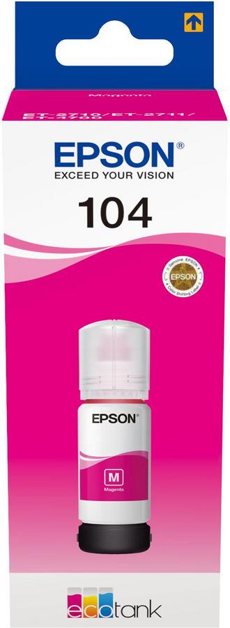 Bouiteille d'encre Epson 104 - T00P340 - magenta - l'unité