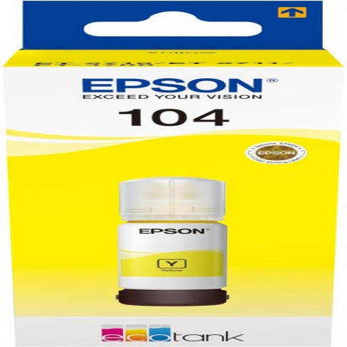 Bouteille d'encre Epson 104 - T00P440 - jaune - l'unité