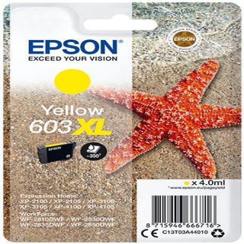 CART-C13T03A44010-EPSON-JAUNE-PAR 1