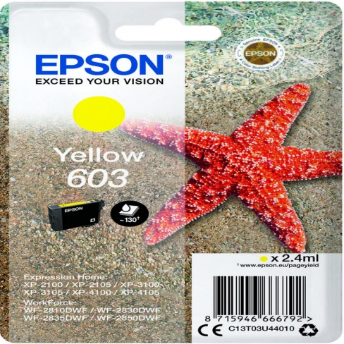 CART-C13T03U44010-EPSON-JAUNE-PAR 1