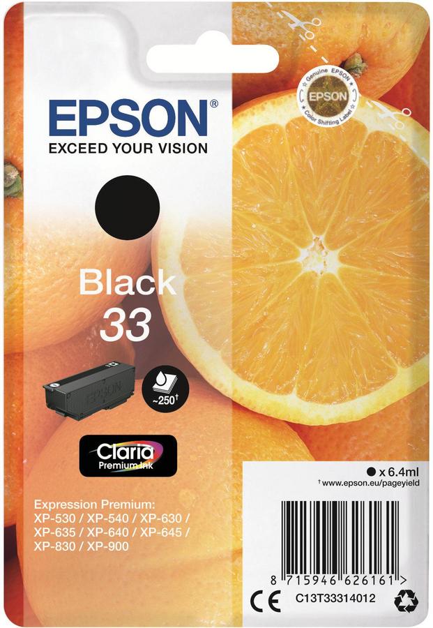 Cartouche jet d'encre Epson T3331B Noir - l'unité
