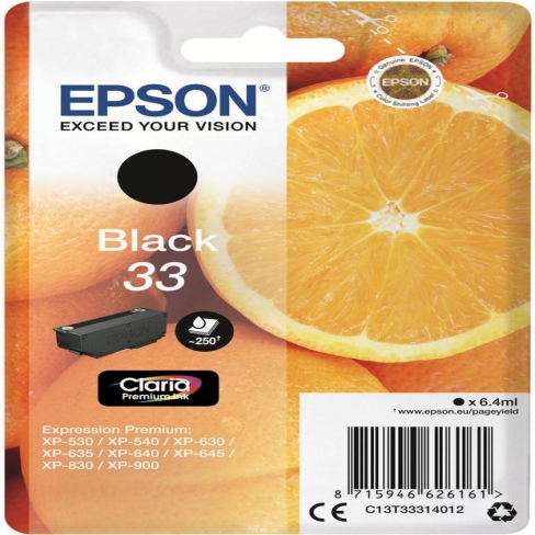 Cartouche jet d'encre Epson T3331B Noir - l'unité