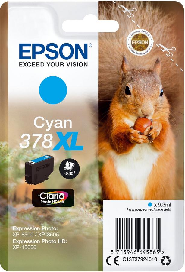 CART - T3792B - EPSON - 378XL - CYAN - PAR 1