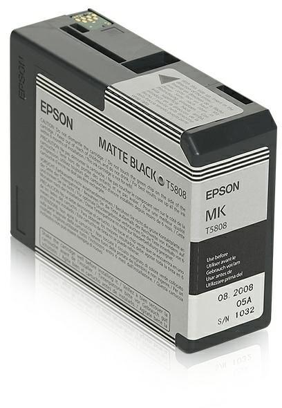 Cartouche d'encre Epson C13T580800 - noir mat - l'unité