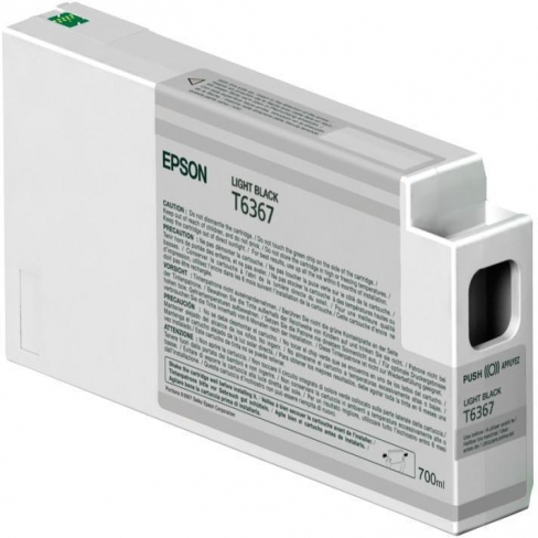 Cartouche d'encre Epson C13T636700 - gris - l'unité