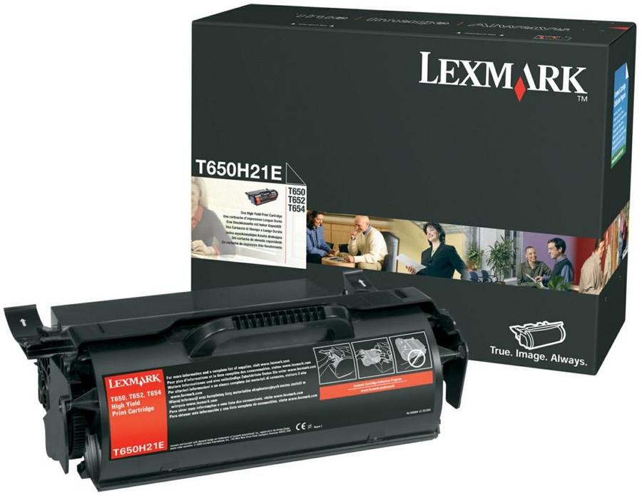 Cartouche laser Lexmark - T650H21E - noir - l'unité