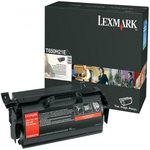 Cartouche laser Lexmark - T650H21E - noir - l'unité