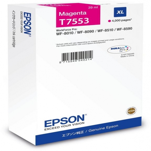 Cartouche d'encre Epson C13T755230 - magenta - l'unité