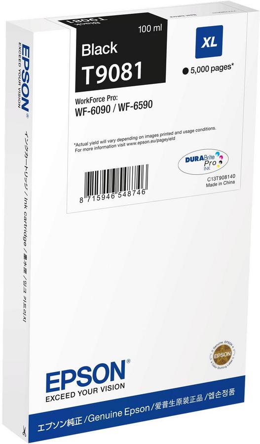Cartouche d'encre Epson C13T908140 - noir - l'unité