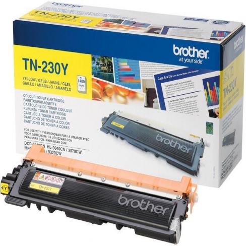 Toner laser Brother TN230Y - jaune - l'unité