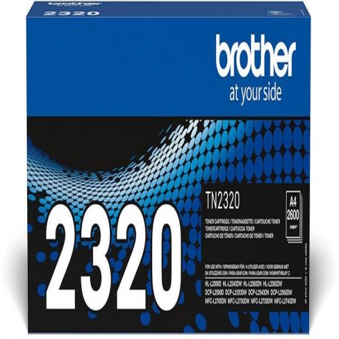 Toner laser haute capacité Brother TN2320 - noir - l'unité