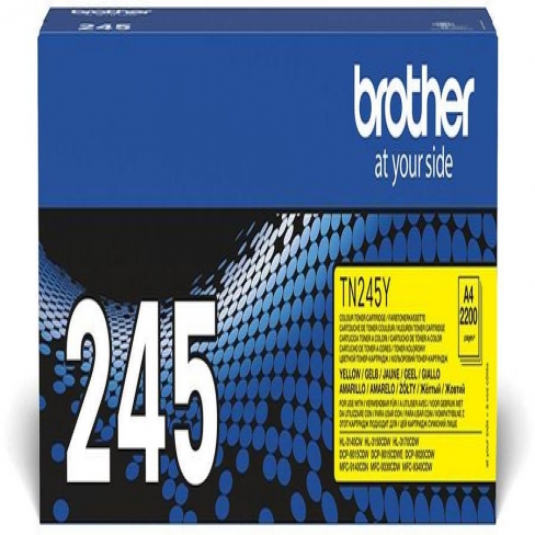 Toner laser haute capacité Brother TN245Y - jaune - l'unité