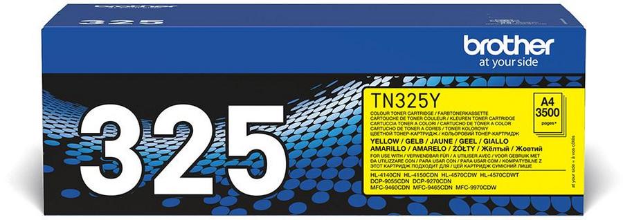 Toner laser Brother TN325Y - jaune - l'unité