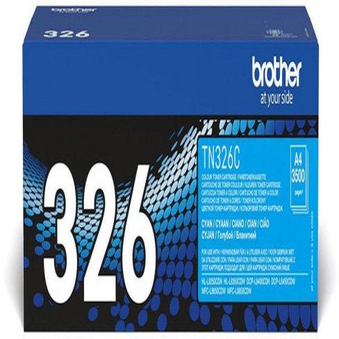 Toner laser haute capacité Brother TN326C - cyan - l'unité