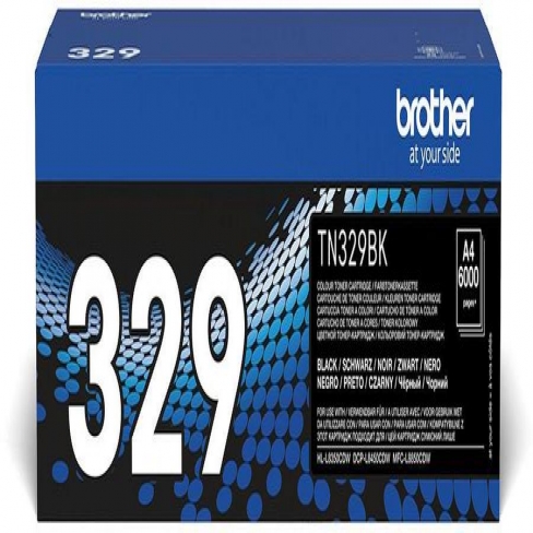 Toner laser très haute capacité Brother TN329BK - noir - l'unité