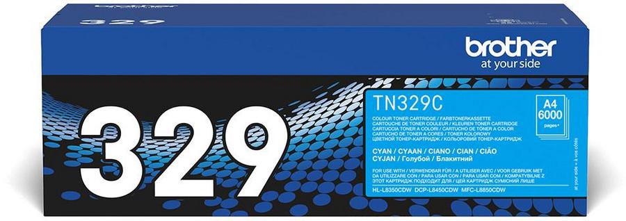 Toner laser très haute capacité Brother TN329C - cyan - l'unité