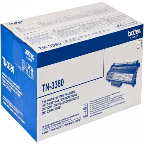Toner laser haute capacité Brother TN3380 - noir - l'unité