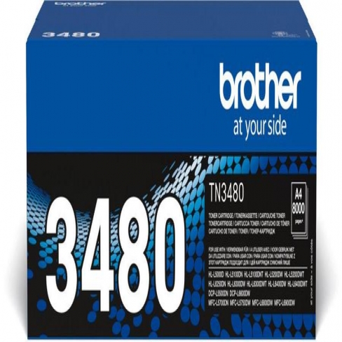Toner laser haute capacité Brother TN3480 - noir - l'unité