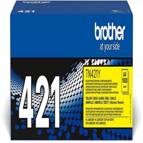 Toner laser Brother TN421Y - jaune - l'unité