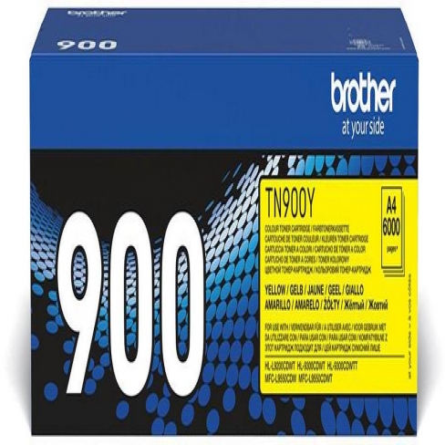 Toner laser très haute capacité Brother TN900Y - jaune - l'unité