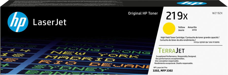 Toner HP W2192X Jaune - l'unité - grande capacité
