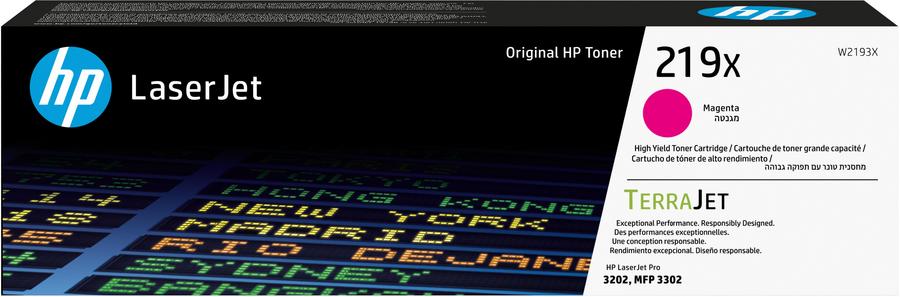 Toner HP W2193X Magenta - l'unité - grande capacité