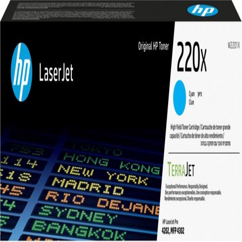 Toner laser HP W2201X Cyan - l'unité - Grande capacité