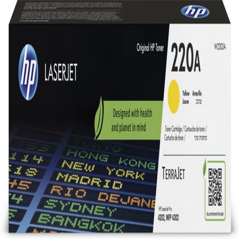 Toner laser HP W2202A Jaune - l'unité