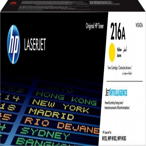 Toner laser HP W2412A jaune - l'unité
