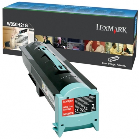 Toner laser Lexmark W850H21G - noir - l'unité
