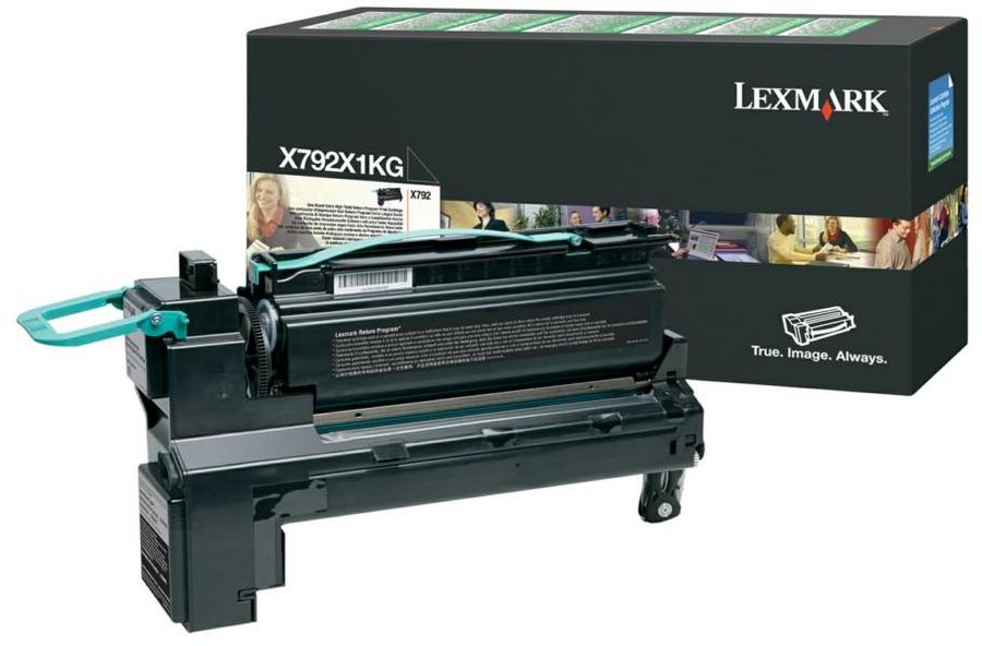 Toner laser Lexmark X792X1KG - noir - l'unité