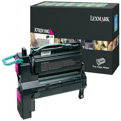 Toner laser Lexmark X792X1MG - magenta - l'unité