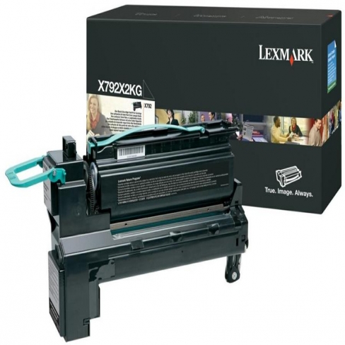 Cartouche laser Lexmark - X792X2KG - noir - l'unité