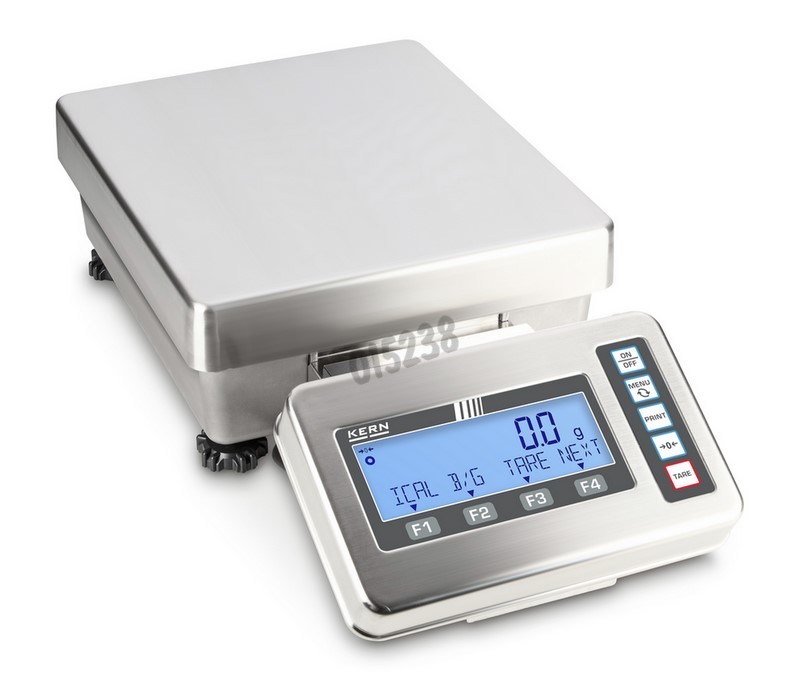 Balance de précision charges lourdes KERN FEJ 33000g / 0,1g Plateau inox 350x400mm