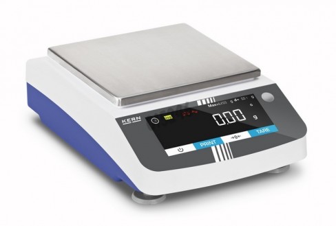 Balance de précision KERN PDT 6200g/10mg plateau 185x185mm