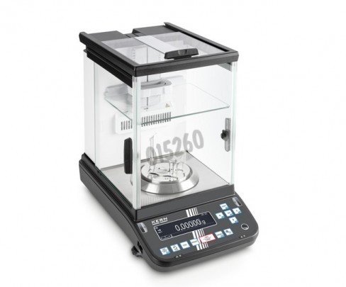 Balance semi-micro KERN ABP-A 220g /0,01 mg plateau 91 mm cage 3 portes coulissantes automatiques