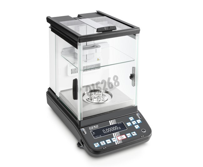 Balance semi-micro KERN ABP-A dual 102g/220g 0,01/0,1mg plateau 91mm 3 portes coulissantes automatiques