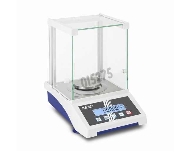 Balance analytique 120g/0,1mg cage plateau inox 80mm calibration avec poids externe (non fourni)