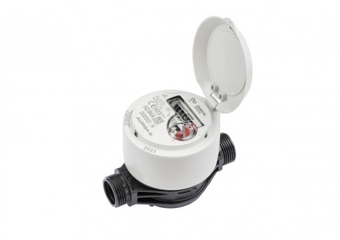 Compteur d'eau vitesse AURIGA - DN15 - l. 110 mm -TGP - R160 - corps composite - cadran plastique