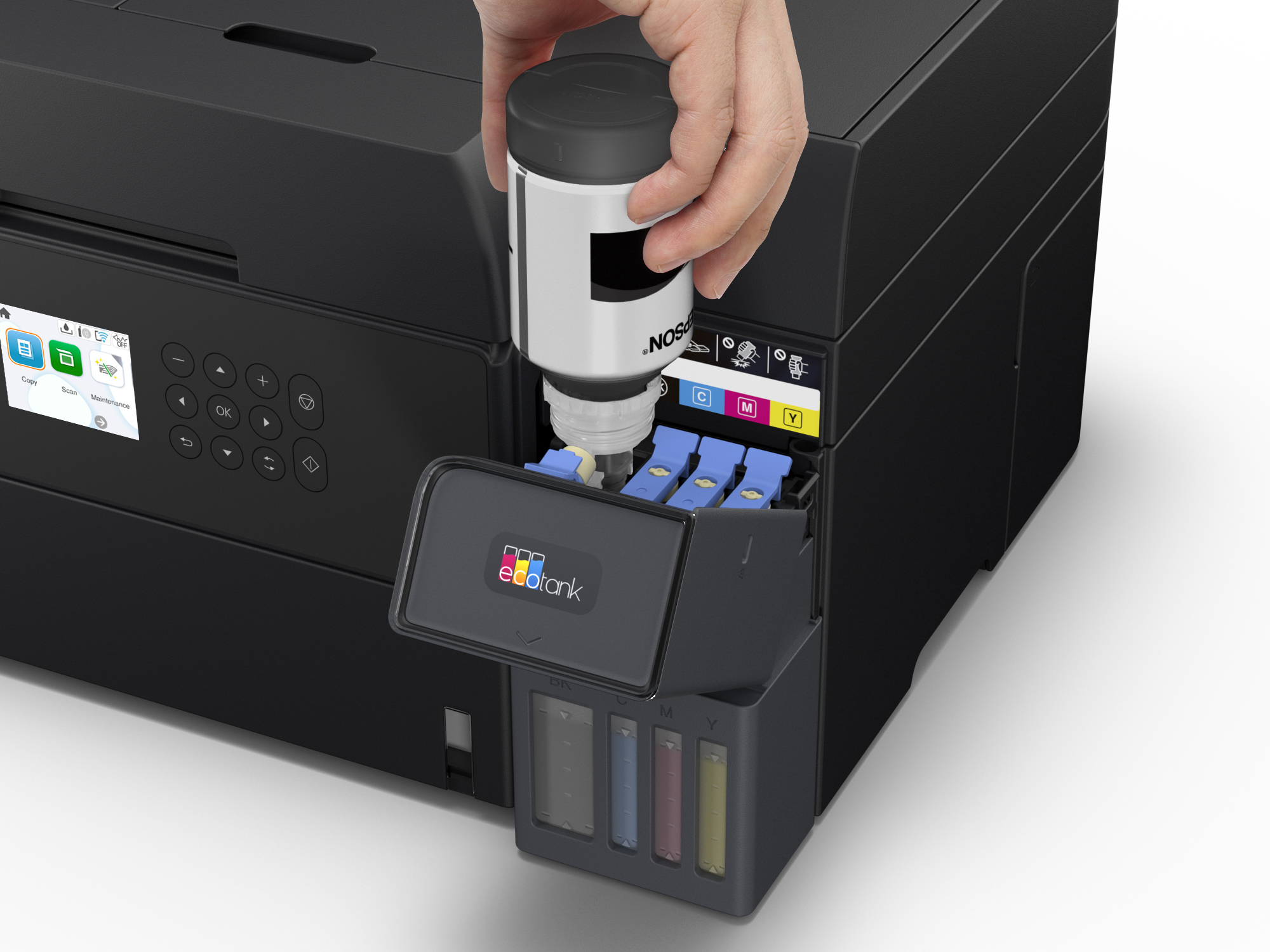 Imprimante jet d'encre multifonction Epson A4 Eco Tank ET-3950 - 27 mois de garantie