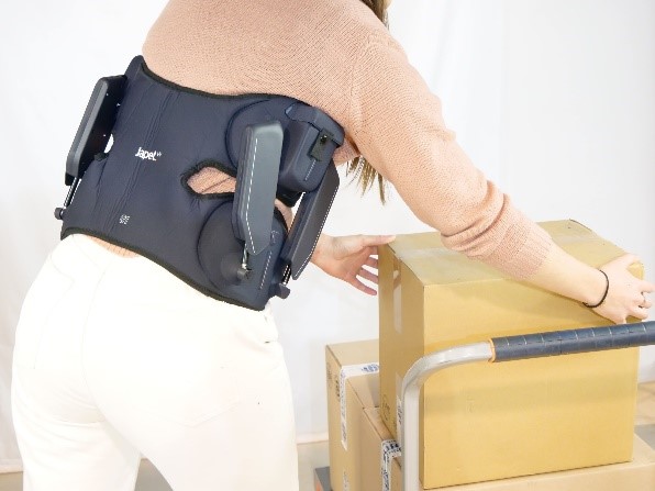 Exosquelette actif assistance du dos Japet W+ Taille 2 + sac lavage + 1 softskin + malette transport +