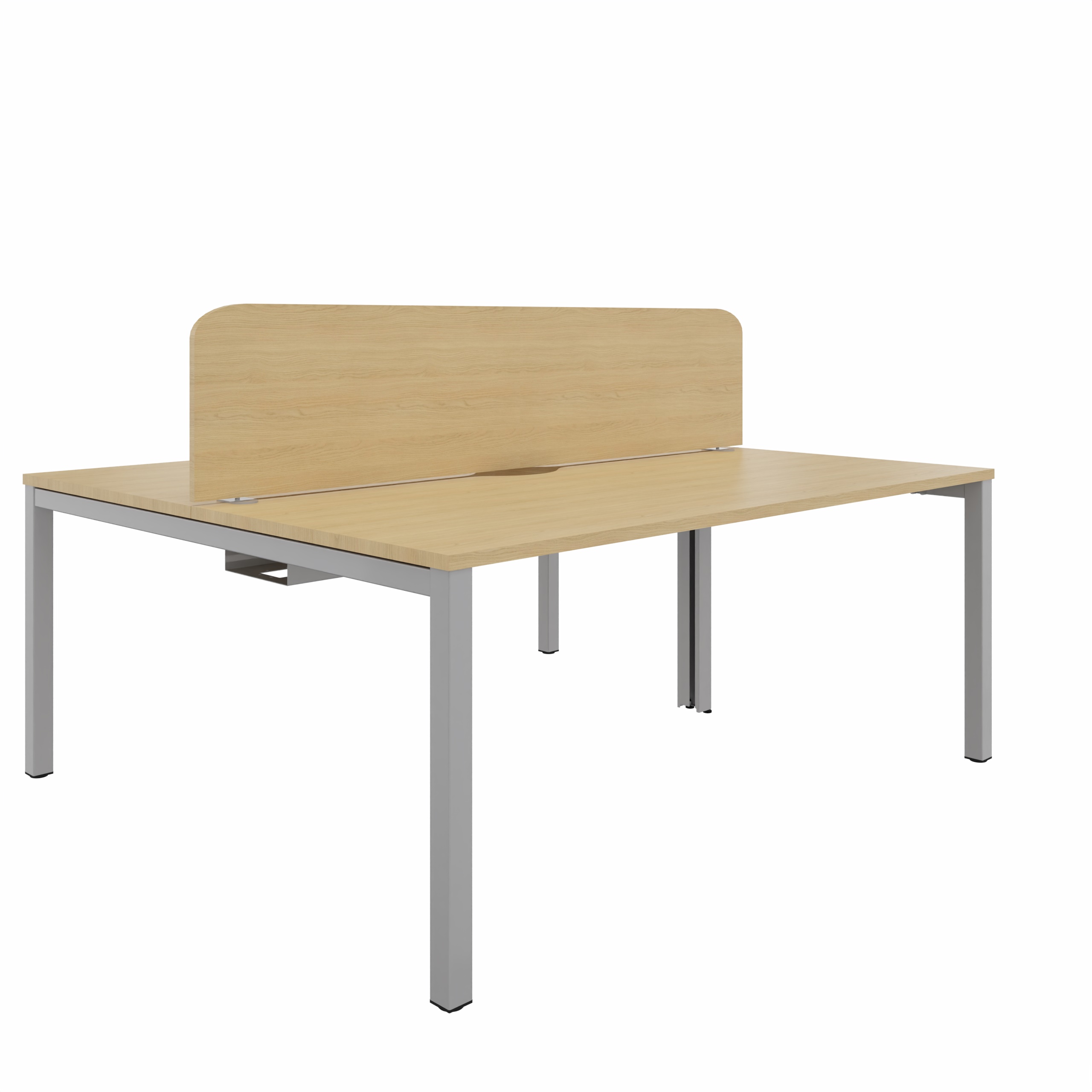 Ecran de séparation pour bureaux face à face Arial - l. 180 cm - mélaminé