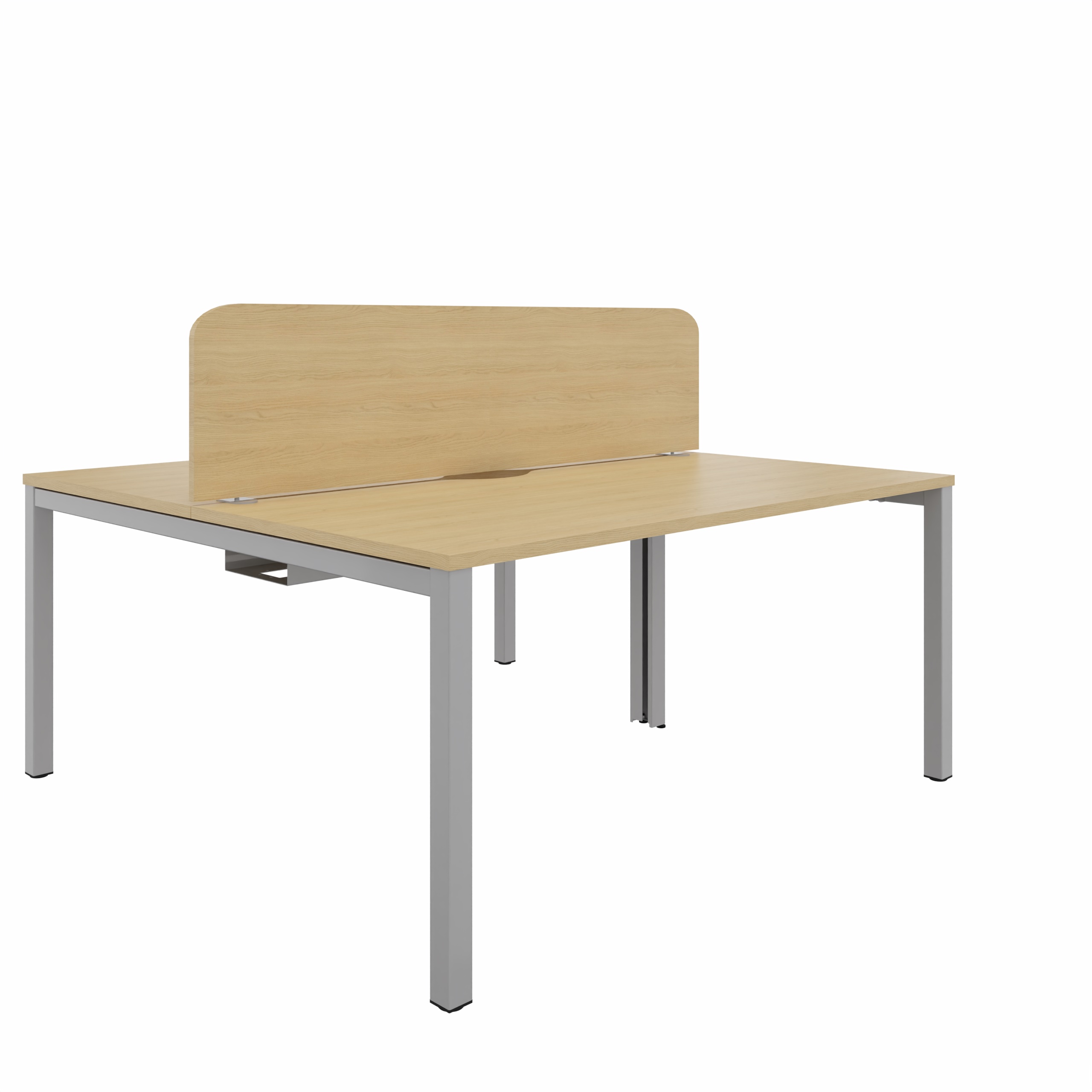 Ecran de séparation pour bureaux face à face Arial - l. 160 cm - mélaminé