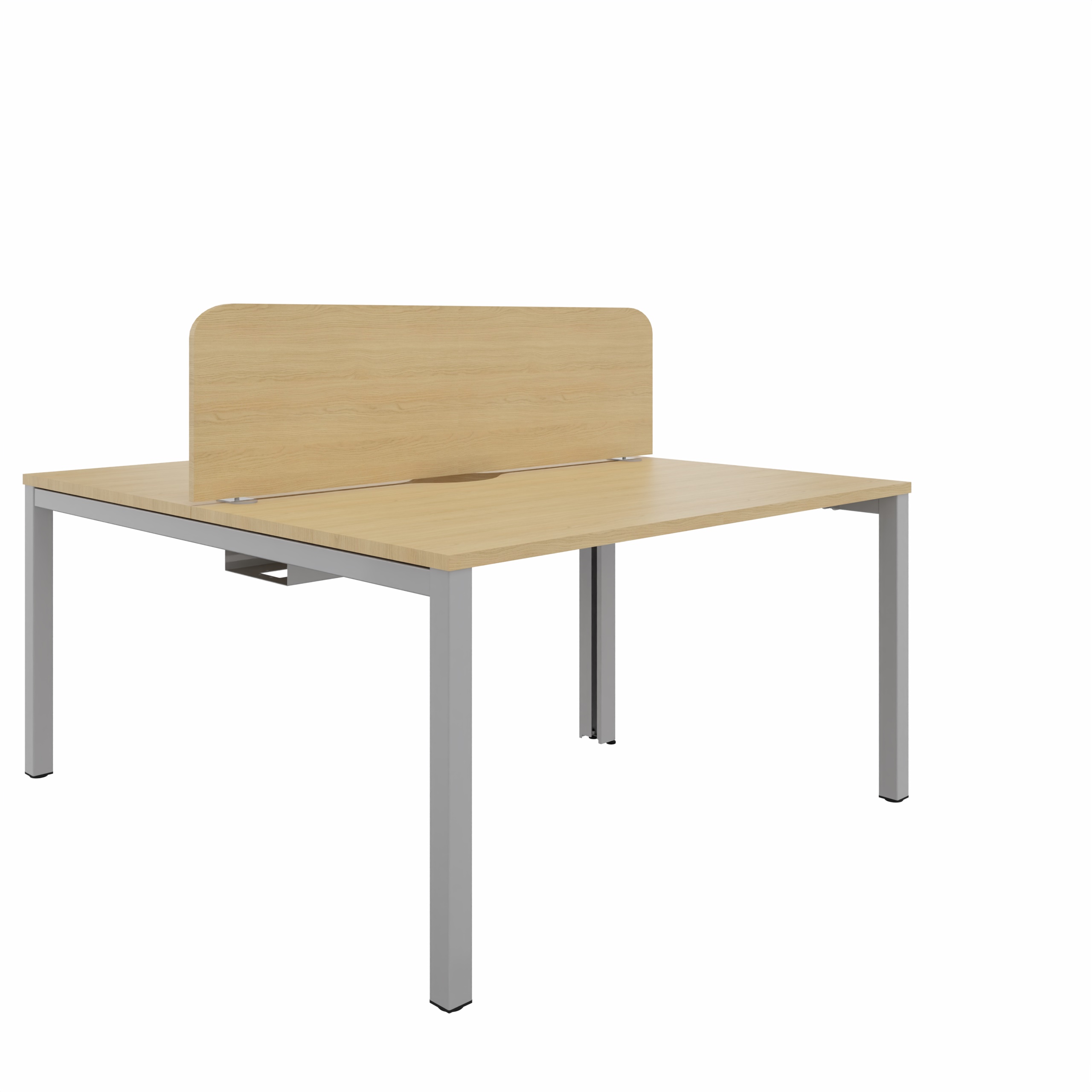 Ecran de séparation pour bureaux face à face Arial - l. 140 cm - mélaminé